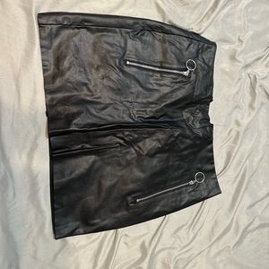 Leather Skirt